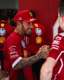 HAMILTON Lewis (gbr), Scuderia Ferrari SF-25, portrait during the 2025 Formula 1 Lenovo Hungarian Grand Prix, 14th round of the 2025 FIA Formula One World Championship from August 1 to 3, 2025 on the Hungaroring, in Mogyorod, Hungary - Photo Antonin Vincent / DPPI